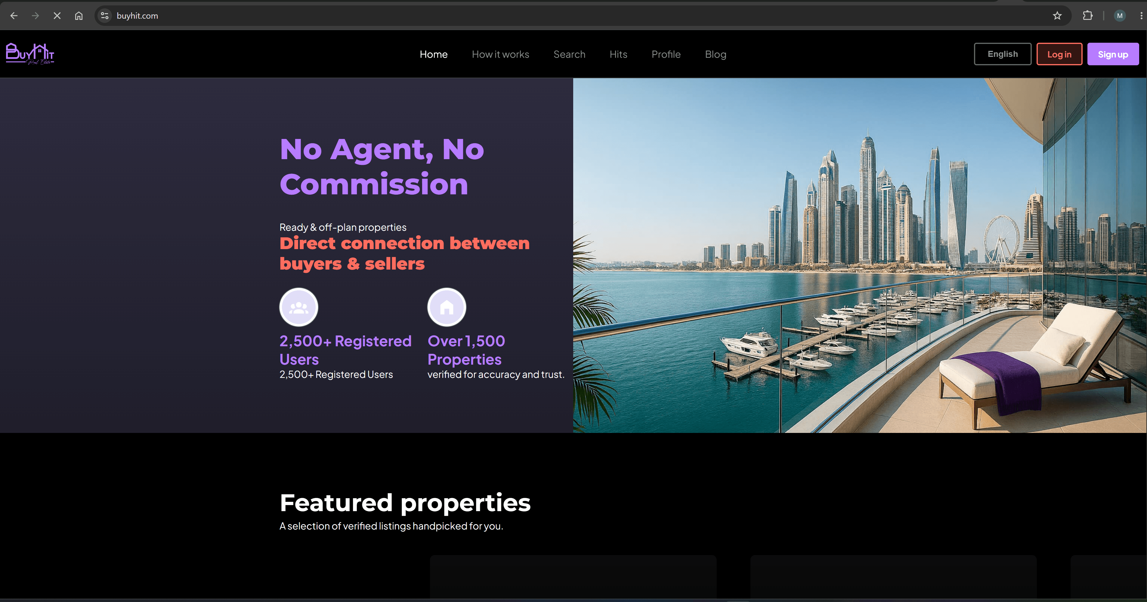 BuyHit Real Estate platform