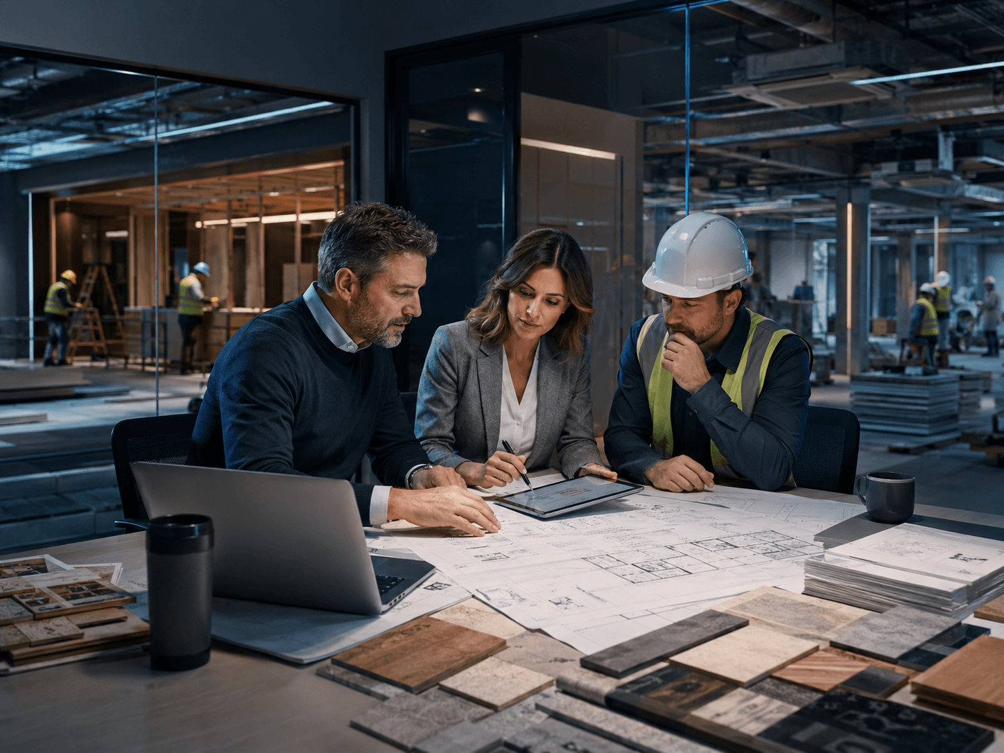 Construction & Interior Fitout Company Management Systems team using their business management system