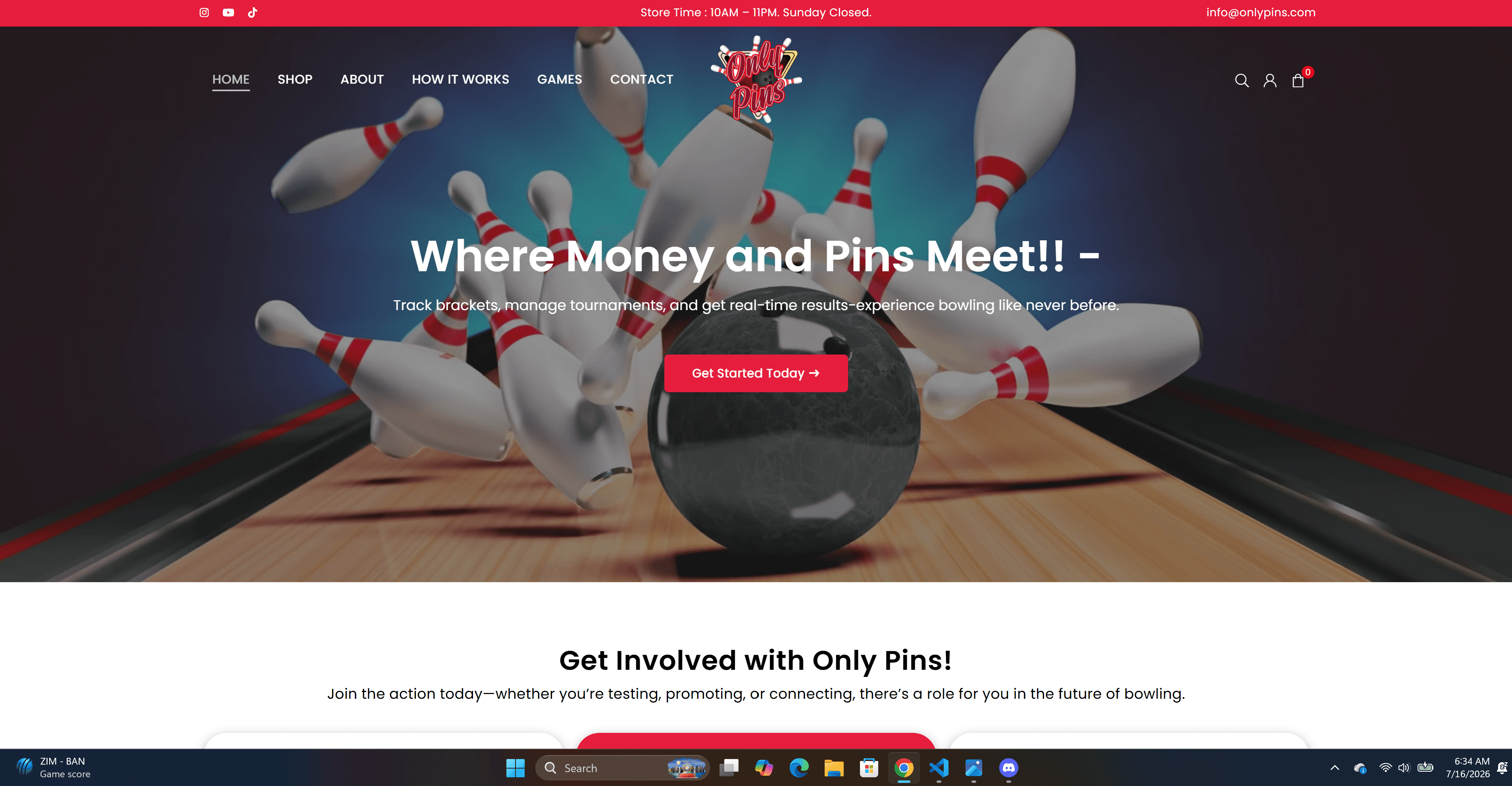 Only Pins platform
